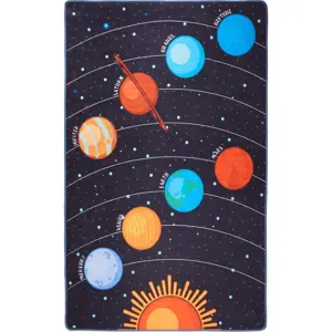 Produkt Tmavě modrý dětský koberec Galaxy, 140 x 190 cm