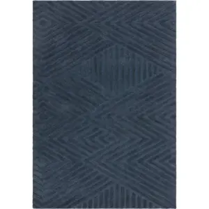 Tmavě modrý vlněný koberec 160x230 cm Hague – Asiatic Carpets