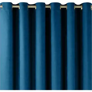 Tmavě modrý závěs 140x270 cm Milana – Homede