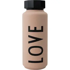 Produkt Tmavě růžová termo láhev Design Letters Love, 500 ml