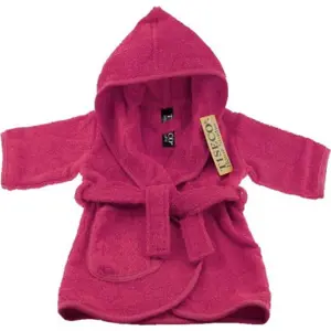 Produkt Tmavě růžový bavlněný dětský župan velikost 0-12 měsíců - Tiseco Home Studio