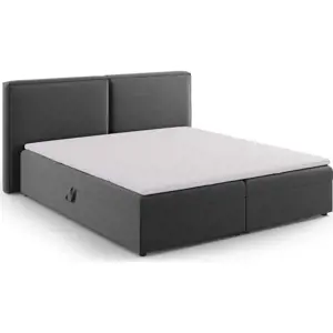 Produkt Tmavě šedá boxspring postel s úložným prostorem 160x200 cm Arendal – Cosmopolitan Design