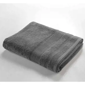Produkt Tmavě šedá froté bavlněná osuška 90x150 cm Tendresse – douceur d'intérieur