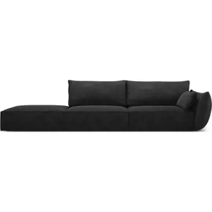 Tmavě šedá lenoška (pravý roh) Vanda – Mazzini Sofas