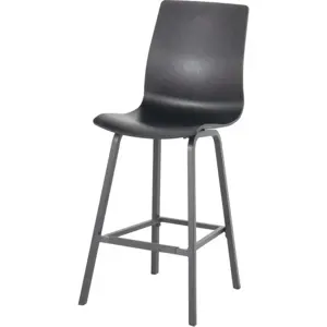 Produkt Tmavě šedé zahradní barové židle v sadě 2 ks Sophie – Hartman