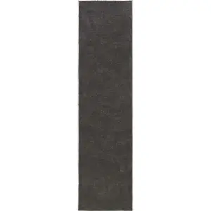 Tmavě šedý běhoun z recyklovaných vláken 60x230 cm Sheen – Flair Rugs