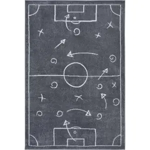 Tmavě šedý dětský koberec 160x235 cm Gameplan – Hanse Home