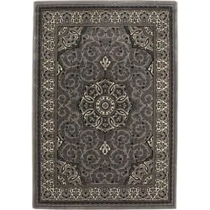 Tmavě šedý koberec 120x170 cm Heritage – Think Rugs