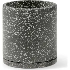 Produkt Tmavě šedý květináč Bonami Selection Terrazzo, ø 26 cm