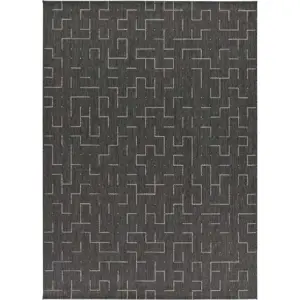 Tmavě šedý venkovní koberec 154x230 cm Breeze – Universal