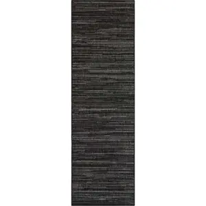 Tmavě šedý venkovní koberec běhoun 250x80 cm Gemini - Elle Decoration