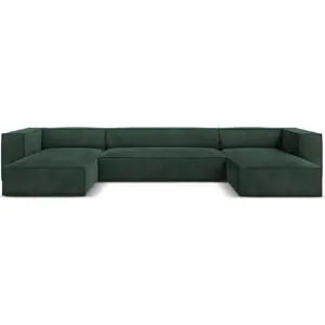 Produkt Tmavě zelená rohová pohovka (do "U") Madame – Windsor & Co Sofas