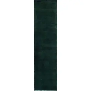 Tmavě zelený běhoun z recyklovaných vláken 60x230 cm Sheen – Flair Rugs