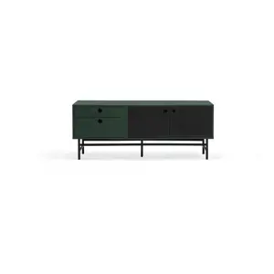 Produkt Tmavě zelený TV stolek 140x52 cm Punto - Teulat