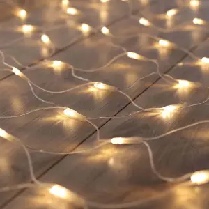 Produkt Transparentní LED světelný řetěz DecoKing Web, 200 světýlek, délka 2 m