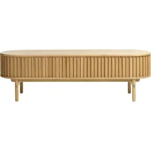 Produkt TV stolek v dekoru dubu v přírodní barvě 160x48 cm Carno – Unique Furniture