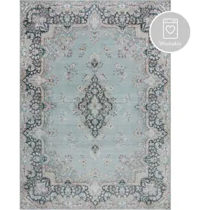 Tyrkysový pratelný koberec 160x230 cm FOLD Colby – Flair Rugs