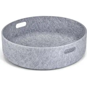 Úložný látkový košík ø 46x12 cm Cesto Concrete – MiaCara