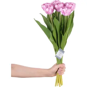 Umělé květiny v sadě 10 ks (výška 38 cm) Tulips – AmeliaHome