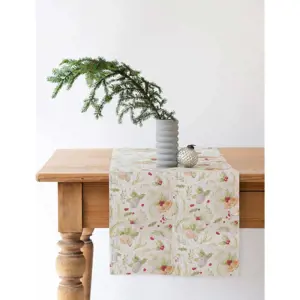 Produkt Vánoční lněný běhoun na stůl Linen Tales Jingle Bells, 40 x 150 cm