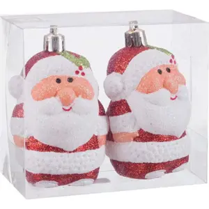 Produkt Vánoční ozdoby v sadě 2 ks ø 5 cm Santa Claus – Casa Selección