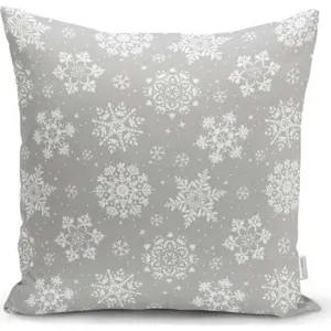 Vánoční povlak na polštář Minimalist Cushion Covers Snowflakes, 42 x 42 cm