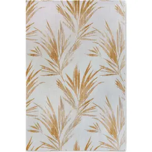 Venkovní koberec v bílé a zlaté barvě 120x180 cm Charles – Villeroy&Boch