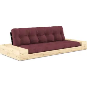 Produkt Vínová rozkládací pohovka 244 cm Base – Karup Design