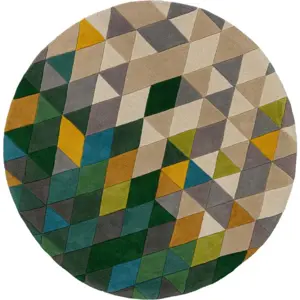 Vlněný koberec Flair Rugs Prism, ⌀ 160 cm