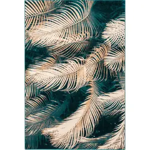 Vlněný koberec v petrolejové barvě 160x240 cm Areca – Agnella