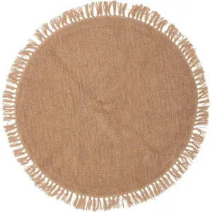 Produkt Vlněný kulatý koberec v přírodní barvě ø 110 cm Lenea - Bloomingville