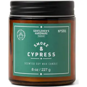 Produkt Vonná sojová svíčka doba hoření 48 h Smoke & Cypress – Gentlemen's Hardware