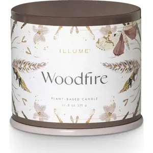 Vonná sojová svíčka doba hoření 50 h Woodfire – ILLUME x Bloomingville