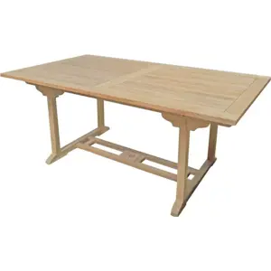 Zahradní jídelní stůl z teakového dřeva 100x180 cm Solo – Garden Pleasure