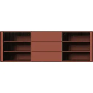 Produkt Závěsná komoda v cihlové barvě 180x79 cm Edge by Hammel – Hammel Furniture