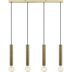 Produkt Závěsné stropní svítidlo ve zlaté barvě Markslöjd Sencillo, délka 107,5 cm