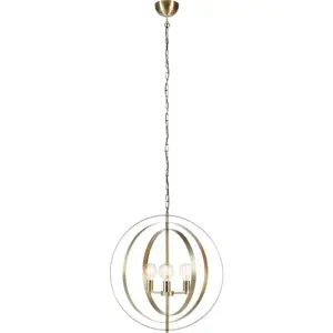 Závěsné svítidlo Markslöjd Orbit Pendant Antique 3L