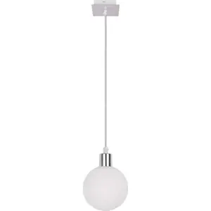 Produkt Závěsné svítidlo ve stříbrné barvě se skleněným stínidlem ø 12 cm Oden – Candellux Lighting