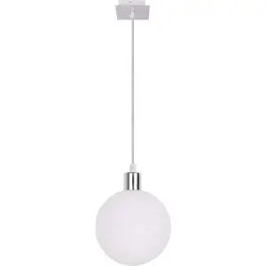 Produkt Závěsné svítidlo ve stříbrné barvě se skleněným stínidlem ø 15 cm Oden – Candellux Lighting
