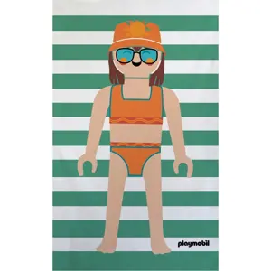 Produkt Zelená froté bavlněná plážová osuška 75x140 cm Summer Girl – Playmobil