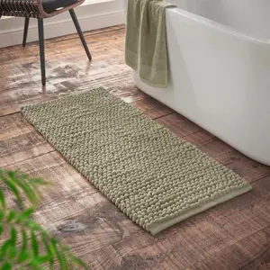 Produkt Zelená koupelnová předložka 50x120 cm Aspen Bobble – Bianca