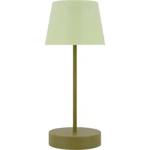 Zelená LED stmívatelná stolní lampa (výška 33,5 cm) Oscar – Remember