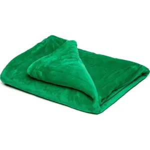 Produkt Zelená mikroplyšová deka My House, 150 x 200 cm