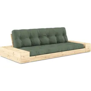 Produkt Zelená rozkládací pohovka 244 cm Base – Karup Design