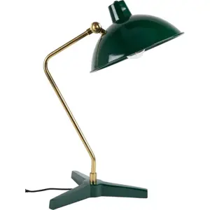 Zelená stolní lampa Dutchbone Devi