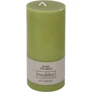 Zelená svíčka Eco candles by Ego dekor Friendly, doba hoření 50 h