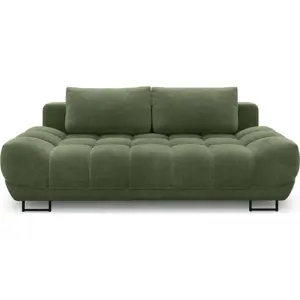 Zelená třímístná rozkládací pohovka Windsor & Co Sofas Cumulus