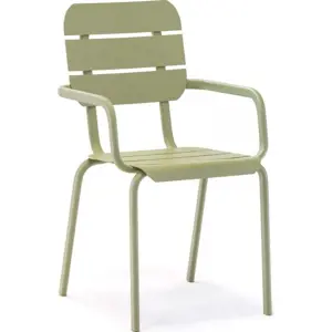 Produkt Zelené kovové zahradní židle v sadě 4 ks Alicante – Ezeis