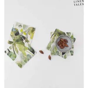 Produkt Zelené látkové podtácky v sadě 4 ks Lotus – Linen Tales
