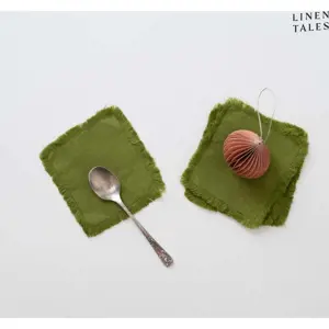 Produkt Zelené podtácky v sadě 4 ks – Linen Tales